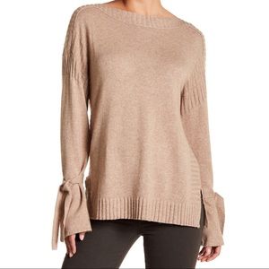 NWOT Lucky Brand Tie Sleeve Sweater